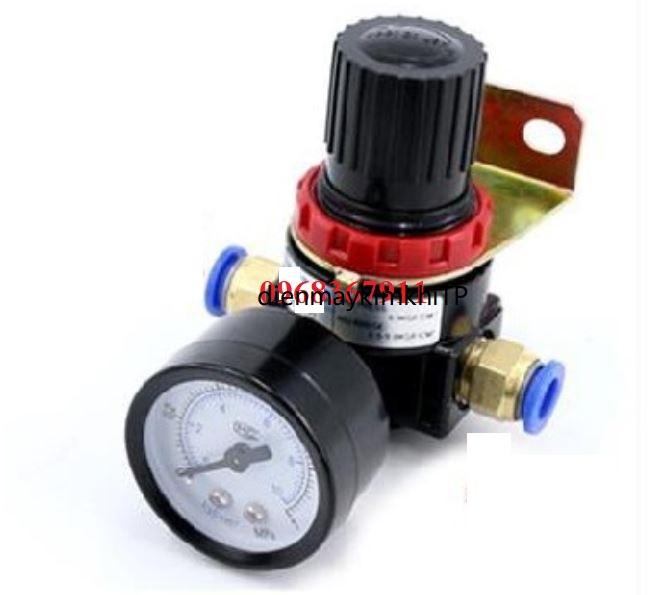 Van tăng giảm áp xuất khí nén AR2000 có kèm chân nối nhanh ống hơi 4-6-8-10-12mm 