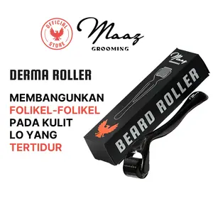 Beard Roller Maaz Grooming: Maksimalkan Penyerapan Serum Penumbuh Menumbuhkan Brewok Derma Roller Rambut
