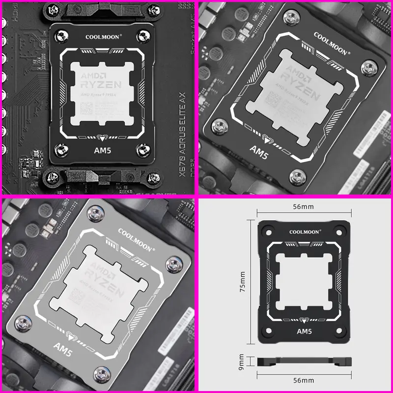 Khung Chống Cong CPU Intel BC-1700 Coolmoon Hỗ Trợ Gen 12th - 13th LGA 1700 3
