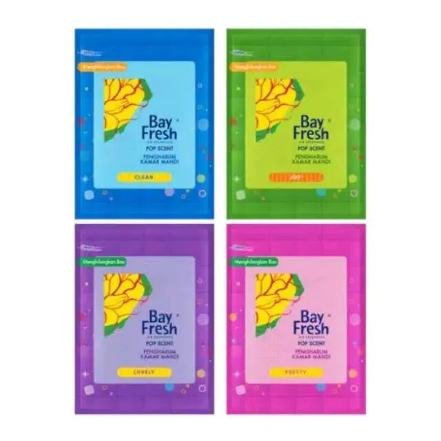 Bayfresh Pop Scent - Air Freshener Pengharum Kamar Mandi Netto : 10 gram