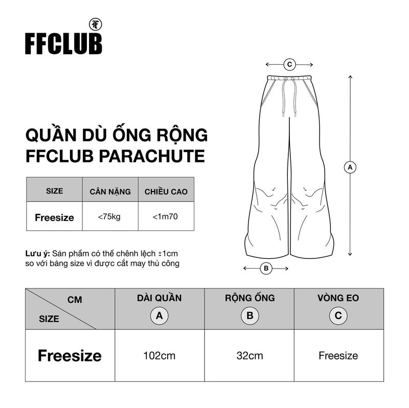 Product Introduction of QUẦN DÀI KAKI ỐNG RỘNG PARACHUTE LƯNG CHÉO - FRIENDS FOREVER CHÍNH HÃNG 0