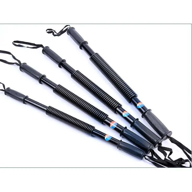 Gậy bẻ tập cơ tay ngực vai thanh lò xo Vàng- Đen cao cấp lực bẻ 20kg -100kg(tặng kèm túi đựng) đàn hồi tốt phù hợp luyện tập thể thao tại nhà 4