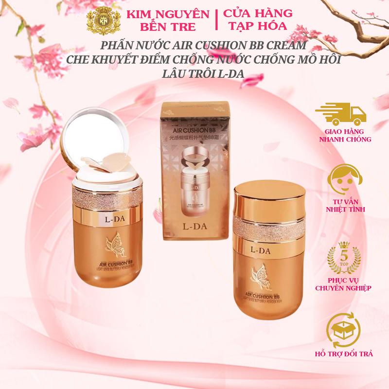 Phấn Nước Air Cushion BB Cream Che Khuyết Điểm Chống Nước Chống Mồ Hôi Lâu Trôi L-DA 30ml