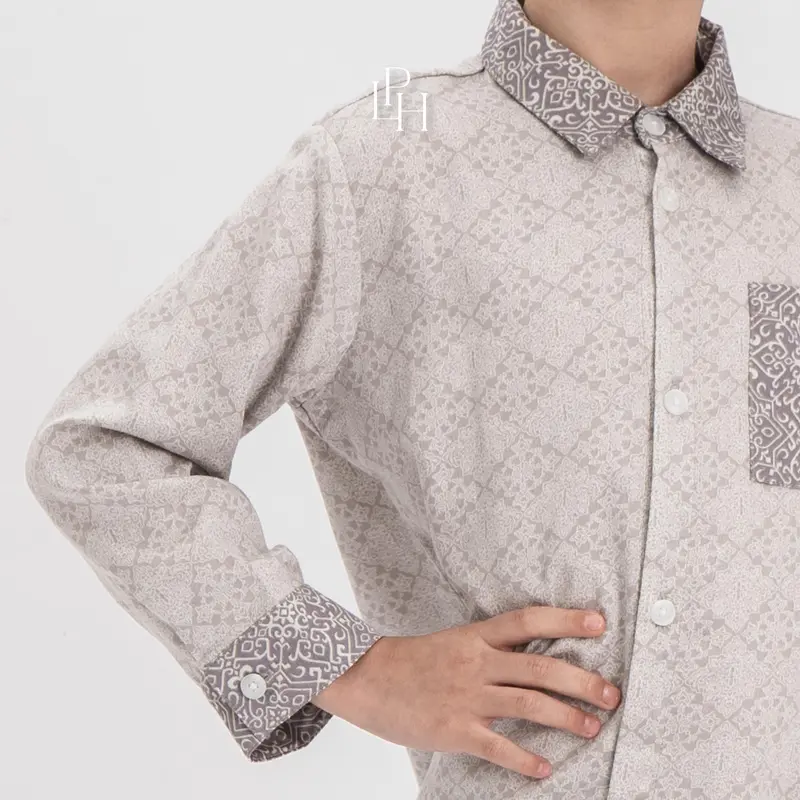 Little Palmerhaus - Baju Lebaran 2025 - Arya Boy Attire Set (Setelan Koko Anak Laki-Laki Usia 1-6 Tahun) 2