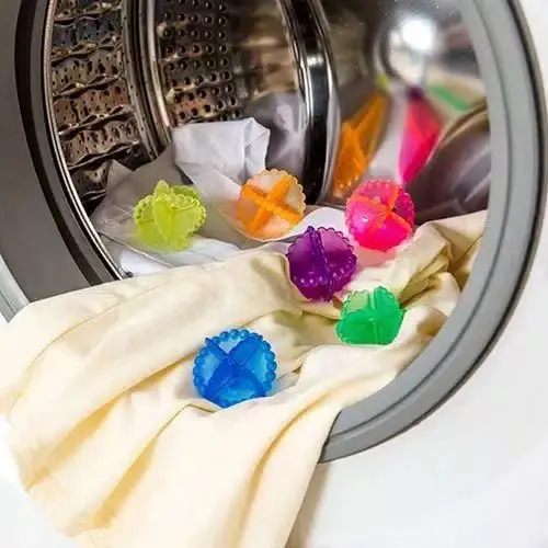 10 pcs Bola Karet Laundry Cuci Baju Pakaian Mesin Cuci Laundry Clean ball