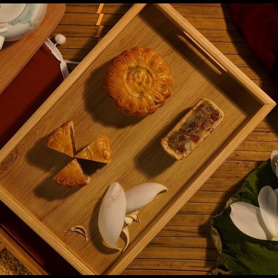 BÁNH TRUNG THU- Nhân thập cẩm lạp xưởng 160gr   Cake Food 0