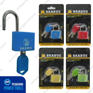 BRABUS 20 MM GEMBOK TAS KUNCI KOPER MINI TRAVEL SATUAN WARNA CAMPUR
