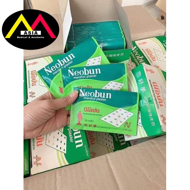 Miếng dán NEOBUN Plaster đau cơ bong gân bầm tím trật khớp do vận động thái lan 6