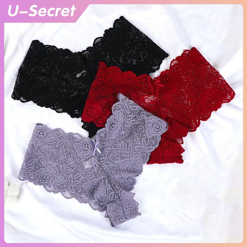 Women Lace Panties Seamless Low Waist Panties Breathable Comfortable Girls Underwear Plus Size Lingerie For Ladies 0