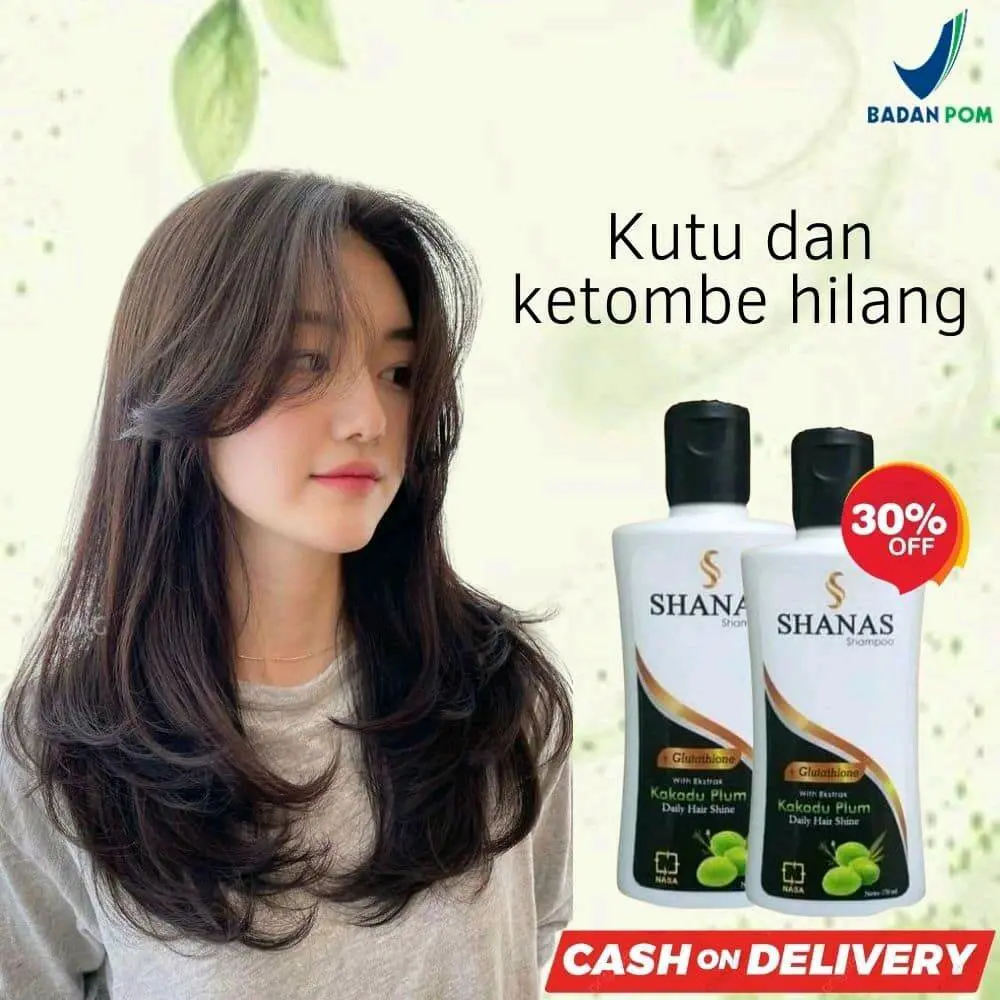 Shampoo SHANAS  hair fall //PENGHILANG Ketombe   KUTU DAN TELURNYA//SAMPO PEMANJANG PENUMBUH RAMBUT CEPAT//OBAT PEMANJANG RAMBUT//SAMPO Conditioner SHANAS NASA ORI Haircare Rontok Membersihkan