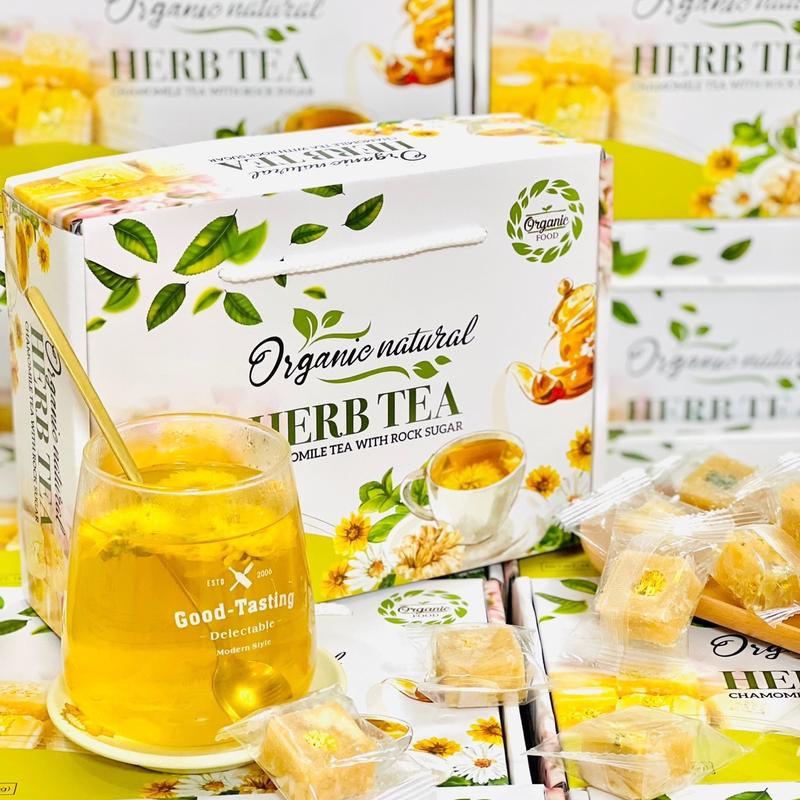 Hộp 1KG Trà Hoa Cúc Mật Ông Đường Phèn Trà Đông Trùng Hàn Quốc - Mèo Bán Bánh - Tea, Nước Trà Mật Ong Chè Sen