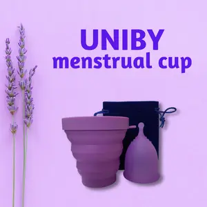 UNIBY Silicone Menstrual Cup Reusable - Safe for Women