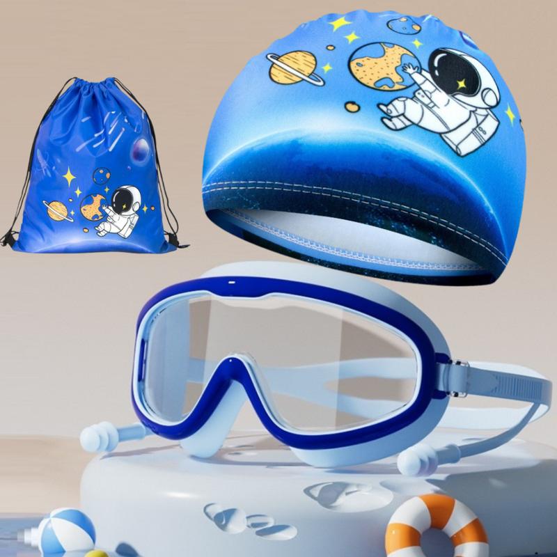 Set 3 Sản Phẩm  Gồm  Kính Bơi, Mũ Bơi Và Túi Đựng Đồ Bơi Cho Bé 2-12 Tuổi E81 - Shop Tạp Hóa Thời Trang Trẻ Em Phụ Kiện Kính Mắt
