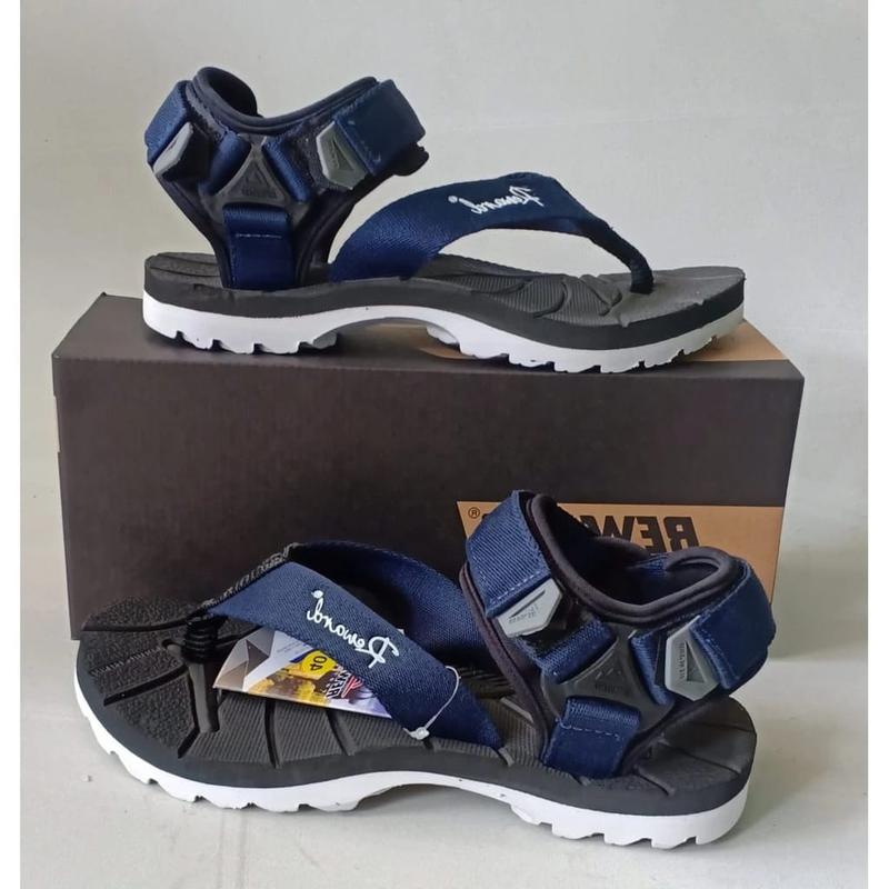 SANDAL GUNUNG PRIA TERBARU REWARD GUNUNG JEPIT PREMIUM SOL PUTIH 0