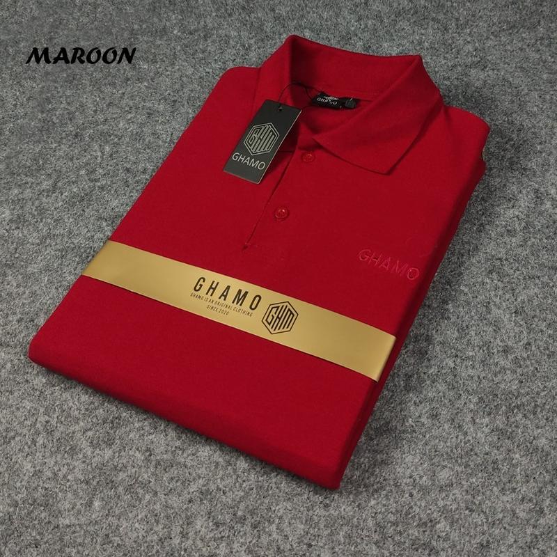 Product Introduction of Kaos Krah Polo Shirt Pria Distro Keren Kaos Polo BerKerah Pria Dewasa Katun Serat Lengan Pendek Baju Fit Panjang Motif T-Shirt Atasan Casual Santai 4
