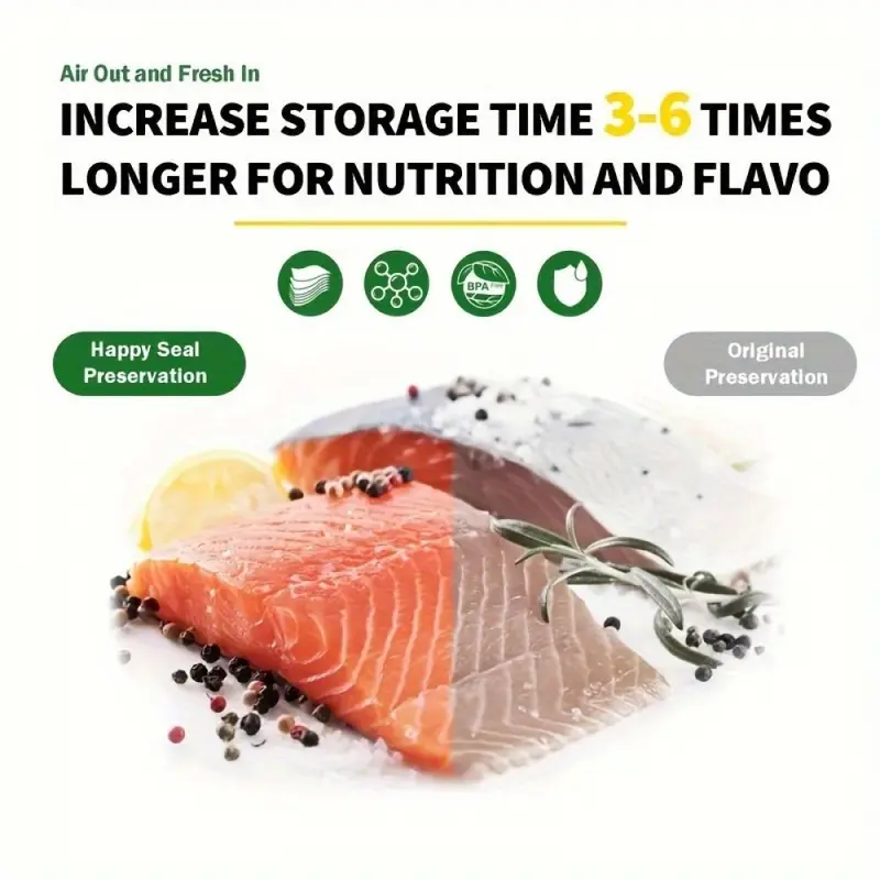 Vacuum Sealer Bag, 100pcs/set Clear Vacuum Storage Bag for Vacuum Sealing Machine, Food Storage Bag for Vacuum Sealer, Kitchen Accessories for Home Use 6