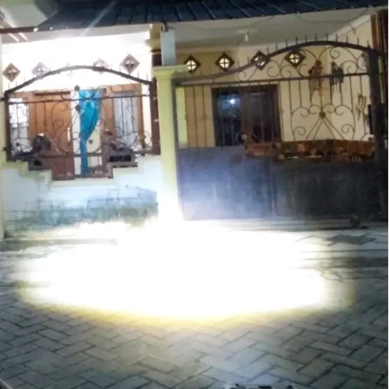 LAMPU TEMBAK CSP LASERGUN 2 WARNA PUTIH KUNING 60WATT + KIPAS PENDINGIN Lampu Sorot Car Kabel 7