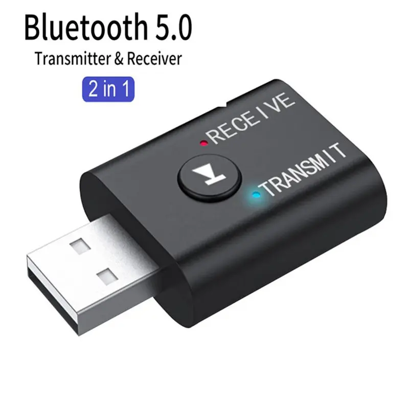 2 In1 USB Wireless Bluetooth Computer Headset Adapter Transmiter Bluetooth