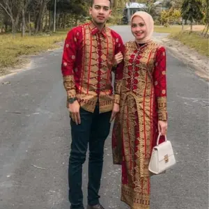 setelan songket motif cantik manis, ada 2 warna