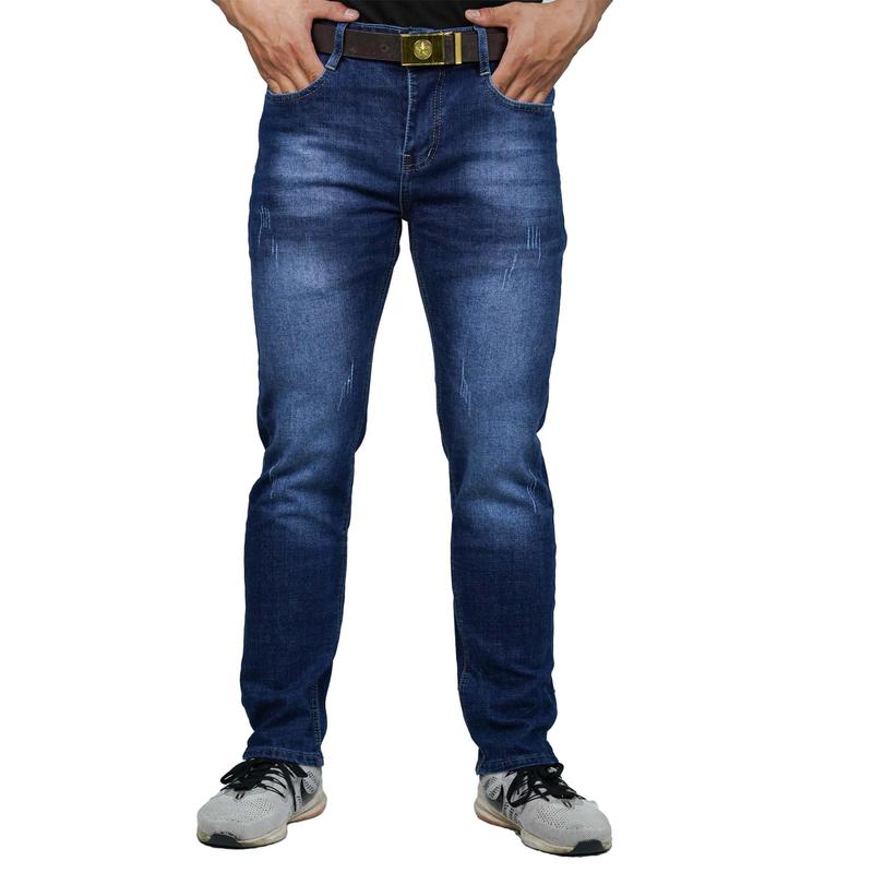 R-01 Quần Jean Nam CC Co Giãn Xanh Đậm CX