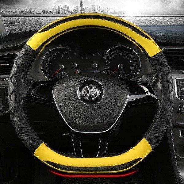 Bọc ốp vô lăng D cut cho xe Kia Seltos, Kia Sonet, Suzuki XL7, Elantra Sport...thể thao chống mồ hôi tay Vân Rồng cao cấp