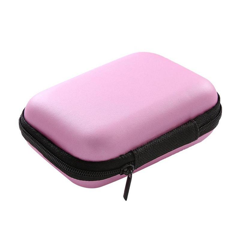 Data Cable Storage Bag, 1 Count Portable Zipped Travel Electronics Organizer, Multifunctional Storage Pouch for Home Office, Data Cable Organizer Supplies 8