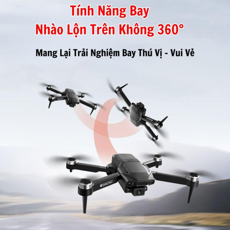 Product Introduction of [F198PROMAX] Flycam F198 Pro Max - Drone Chuyên Nghiệp, Chụp Ảnh Dành Cho Người Mới Tập Chơi Tập Bay,  Quay Phim Nét Nhào Lộn 360 Độ - Phụ Kiện Camera fly  cam giare flycam  f198 4