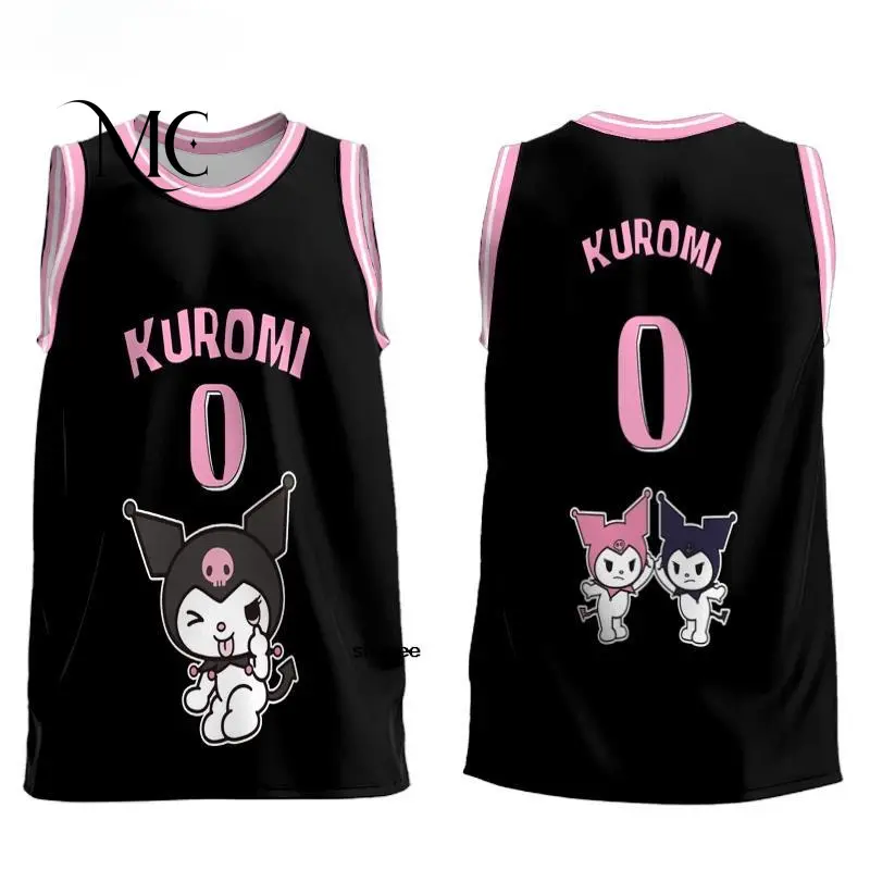 2024 The latest kuromi sanrio basketball jerseys can be customized and name and number for free
