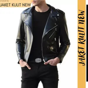 Jaket Kulit Rock N roll Casual Pria Model Terlaris