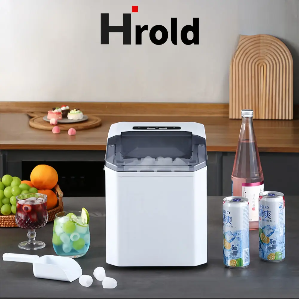 Máy Làm Đá Viên 1.2L Mini 5 Phút Cho Gia Đình Siêu Nhanh Máy Làm Đá Tức Thì