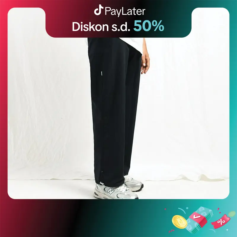 TIMEBOMB | CELANA TRACKPANTS PARASUT | TRACK PANTS TYPE1 | BLACK | ARMY 0