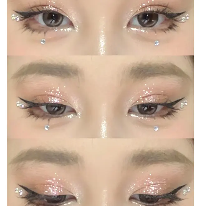 Đá đính mặt trang điểm/makeup bling bling tấm 240 hạt 5