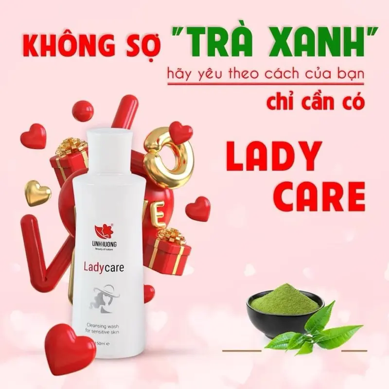 Vệ sinh phụ nữ ladycare sạch thơm , khử khuẩn kháng viêm, trẻ hoá bim bim   Linh Hương