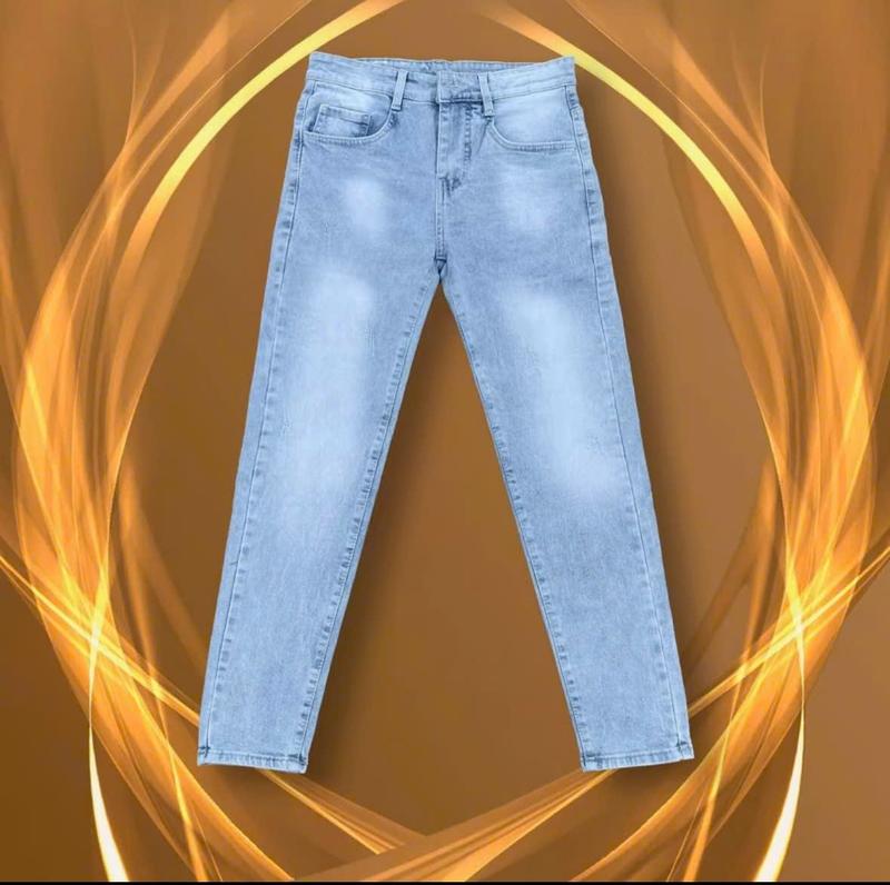 Quần jean nam cao cấp xanh nhạt xước nhẹ dáng skinny form ôm, vải jean co giãn 4 chiều JEANEP5678