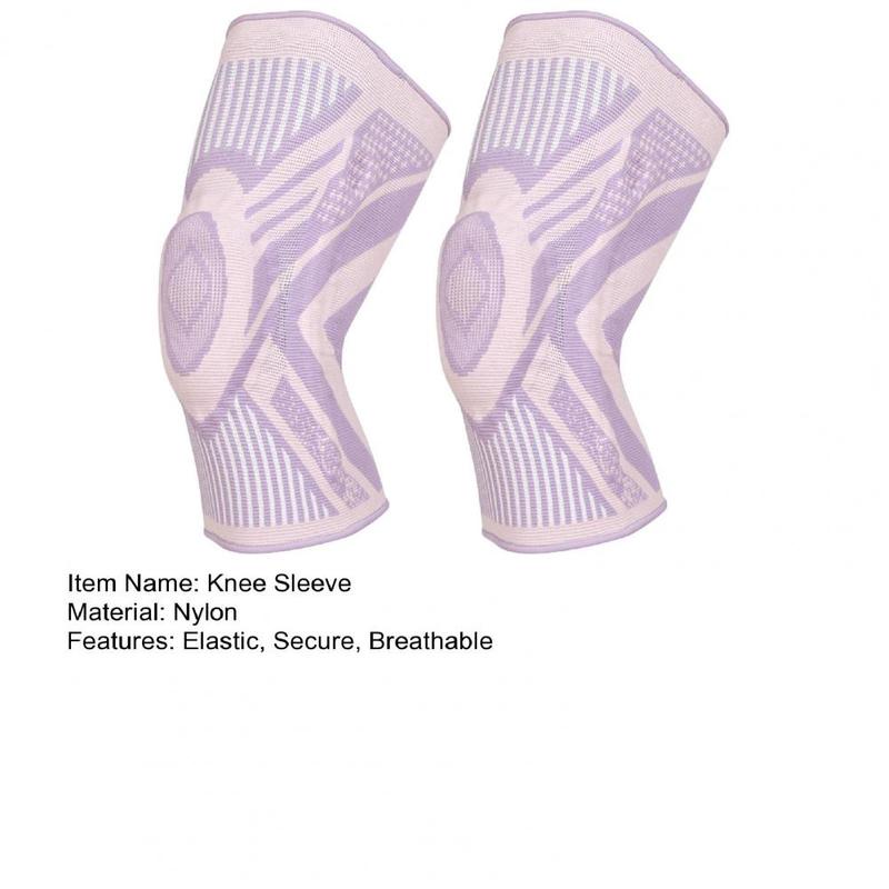 Product Introduction of 1PC High Nylon Fabric Knee Protector Anti-slip Knee Compression Sleeve for Healthcare Support 3