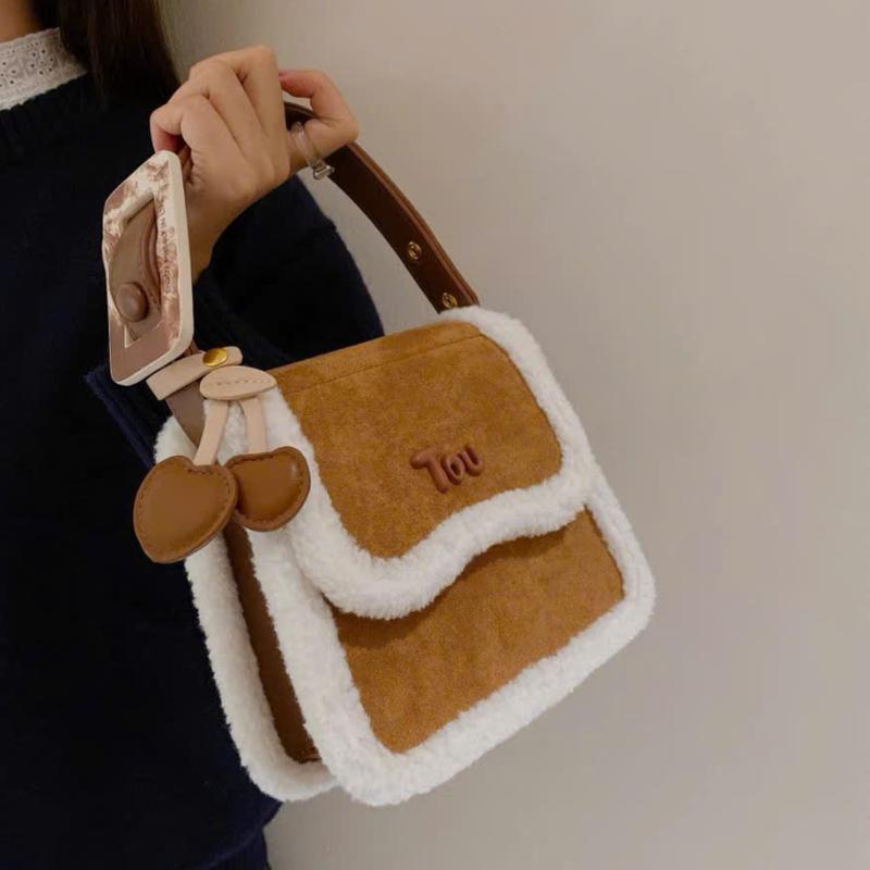 [Kèm charm] Túi thiết kế mới dịp giáng sinh T334 Bag Nữ cầm tay/đeo vai/đeo chéo 3