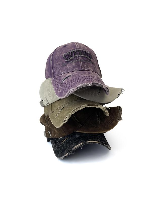 Vintage Style Baseball Cap, Casual Adjustable Hat for Men & Women, Fashion Accessories for Daily Wear 4