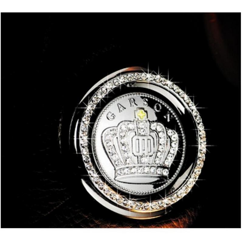 Ring Bingkai Tombol Kunci Start Engine Chorme Kristal Grade A DAD Series Limited Edition 7