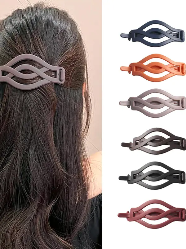 Minimalist Style Hair Twist Clip, Casual Versatile Hair Accessories for Women, High-end Hair Accessory for Daily Use 3