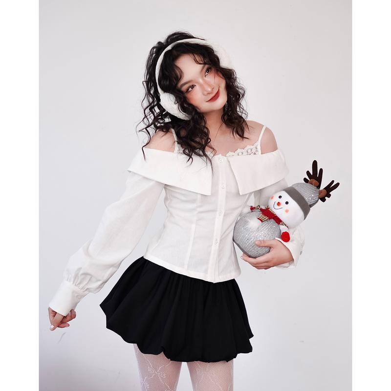 Chân váy bí Pansy Skirt CVB04 dáng bồng xòe, có quần trong, kiểu dáng trẻ trung - Uni By Heart 1