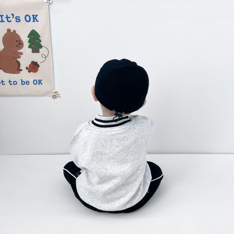 Product Introduction of Infant Toddler Jacket Ins Spring Autumn New Boys and Girls Short Baseball Jacket Baby Embroidered Letter Jacket Trendy 26