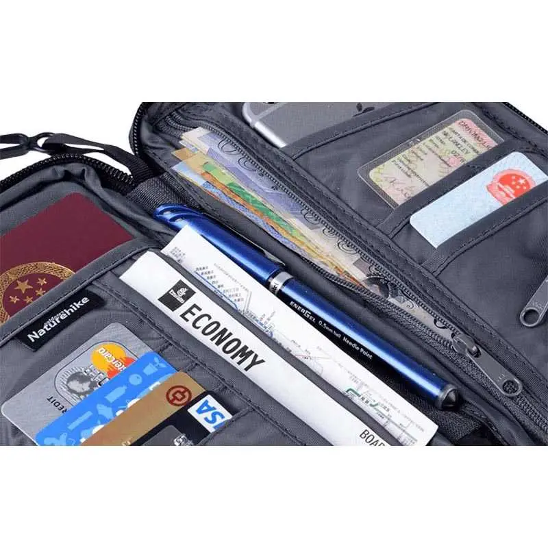 Naturehike Dompet Paspor dan Kartu Travel Wallet - NH17C001-B 3