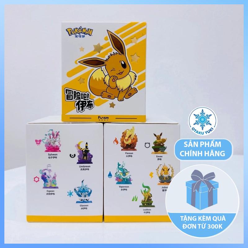  Mô Hình Blind Box Pokemon Eevee Adventure Series Funism 