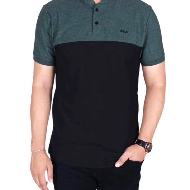Baju kaos kerah SIX pria dewasa / kaos kerah kombinasi / kaos kerah Quality premium Katun Polo Distro 5
