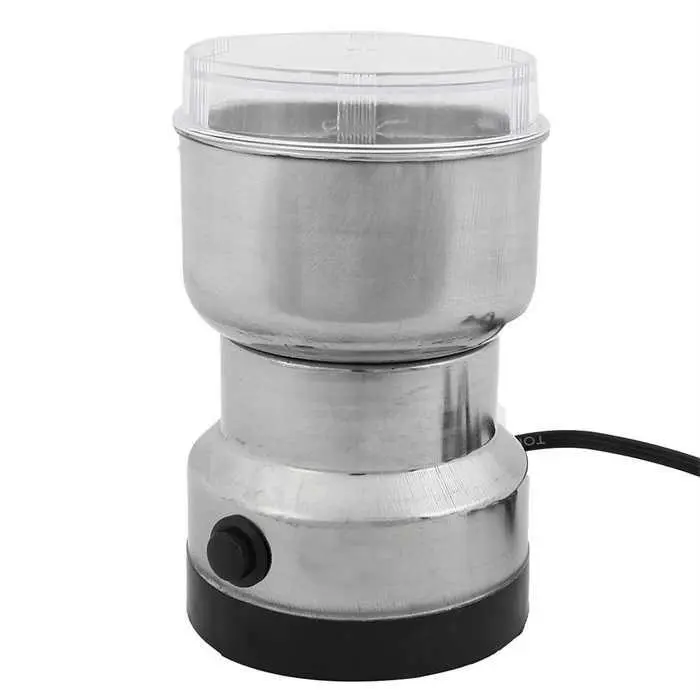 [COD] Alat Penggiling Kopi Listrik Coffee Grinder 150W Elektrik Pemotong Biji Bumbu Dapur Praktis Barista Garansi 1 Tahun 4