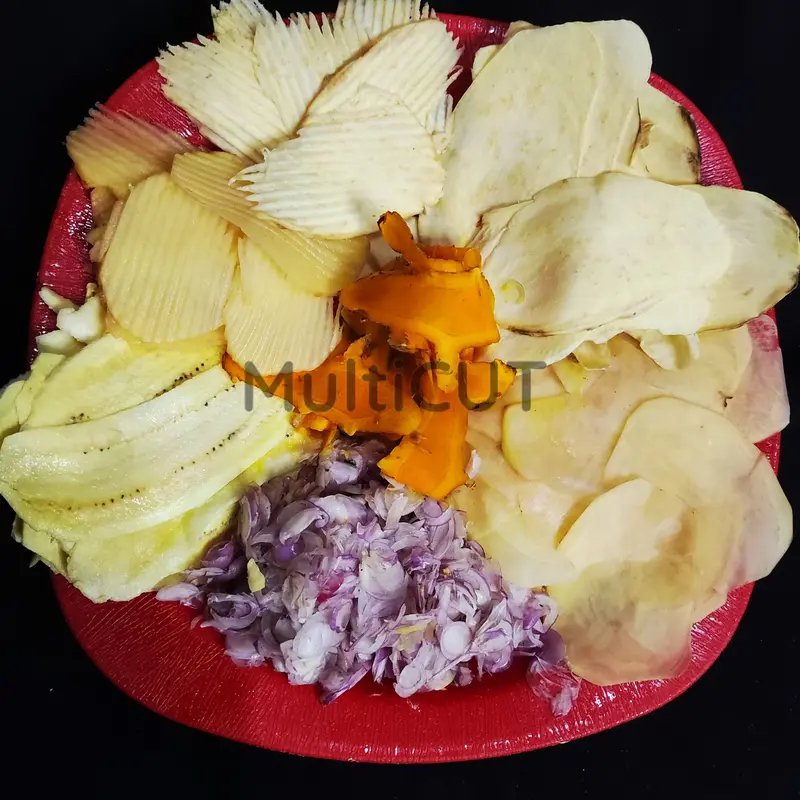 Pengiris SERBAGUNA ukuran Jumbo kayu JATI (COD) Bonus 2 pisau Kitchenware 3