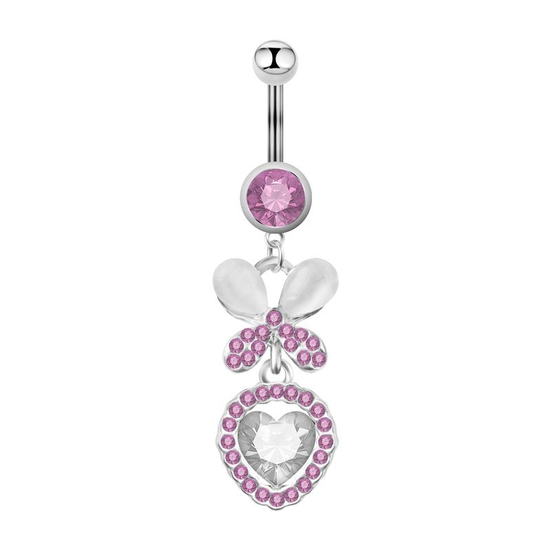 Product Introduction of Khuyên Rốn Zirconia Hình Bướm, Chất Liệu Thép Không Gỉ, Thiết Kế Mới, Với Móng Tay Khuyên Rốn, Trang Sức Xỏ Lỗ Cơ Thể 8