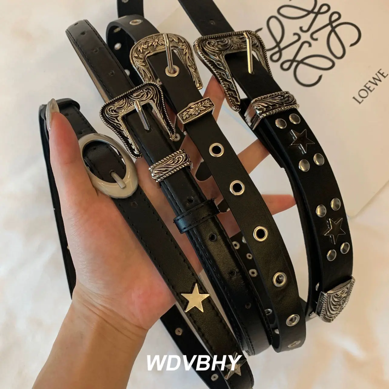 Thắt Lưng XINGX, Dòng Tối Màu, Phong Cách Y2g Thiên niên kỷ, Dành Cho Nữ, Cổ Điển Và Độc Đáo, Dễ Phối Đồ, Thắt Lưng Đen, Thích Hợp Cho Quần Và Váy, Phong Cách Cô Gái Nóng Bỏng, Dành Cho Nữ