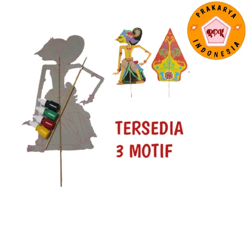 paket mewarnai wayang kertas diy 0