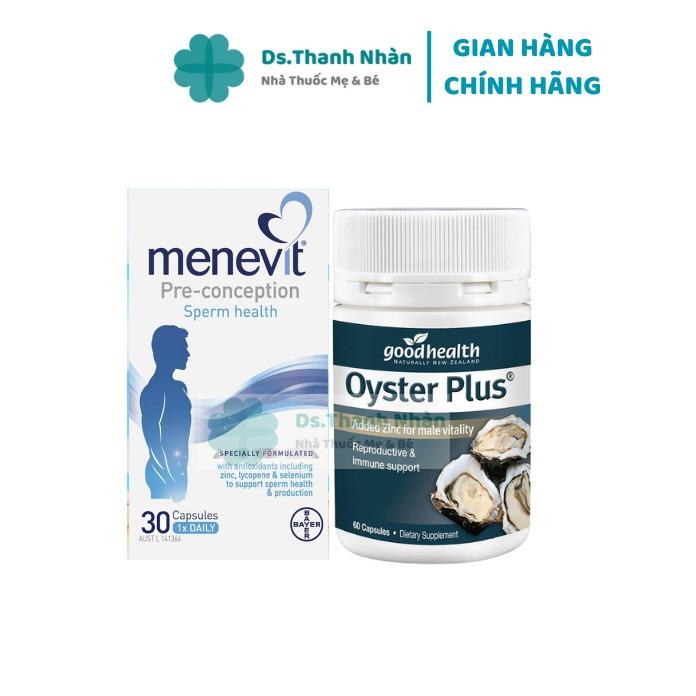 Viên uống Menevit và Oyster plus hỗ trợ sức khỏe nam giới 0